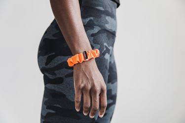 Nobull Scrunchie Neon Men's Scrunchie Orange | Australia (YM9103)